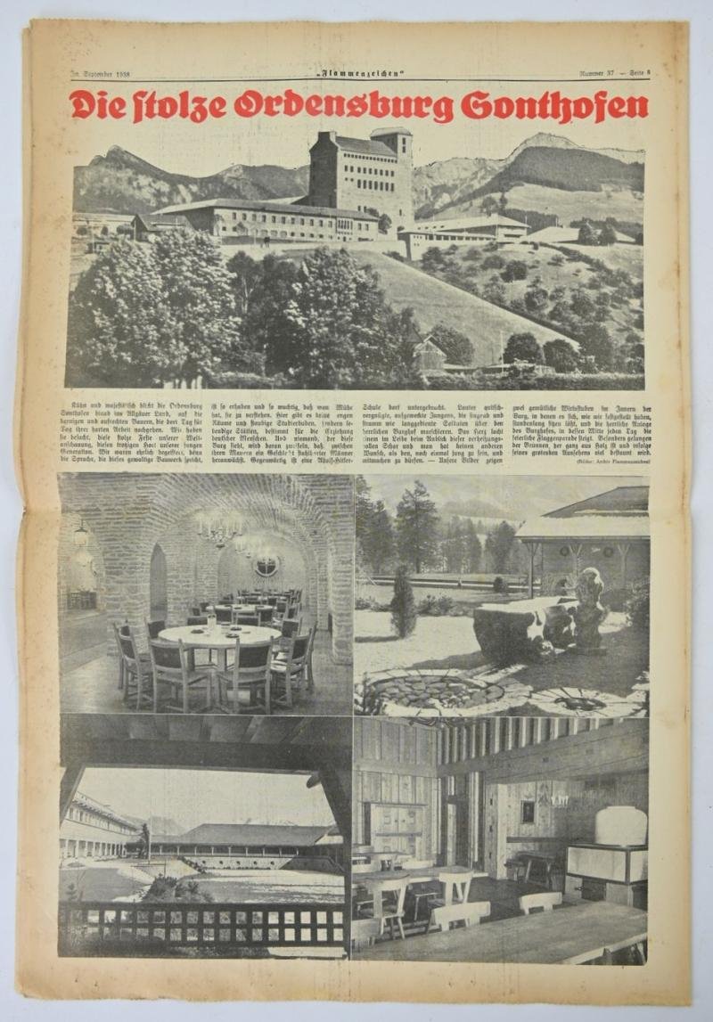 German Third Reich Newspaper 'Flammenzeichen' 1938 — image 6