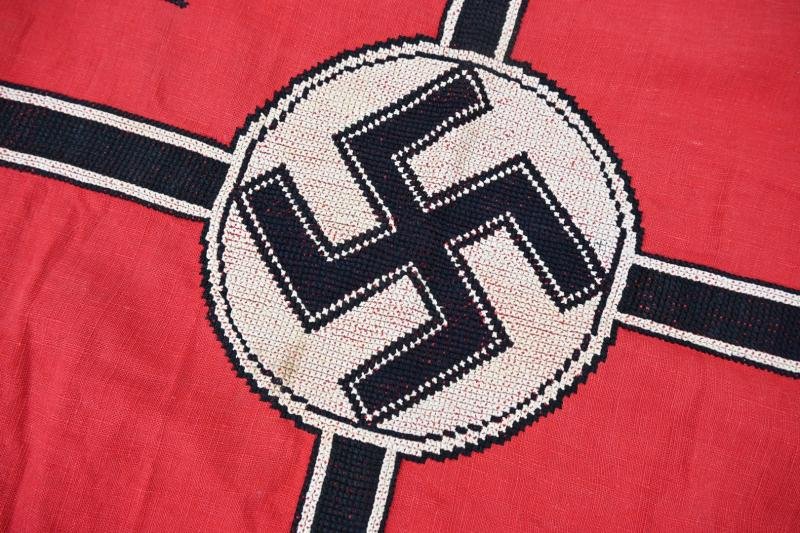 German Third Reich Period Crochet Pillow Cover — image 2