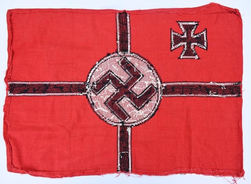 German Third Reich Period Crochet Pillow Cover — image 6