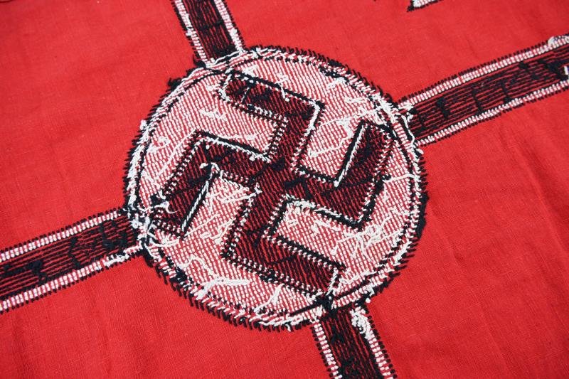 German Third Reich Period Crochet Pillow Cover — image 7