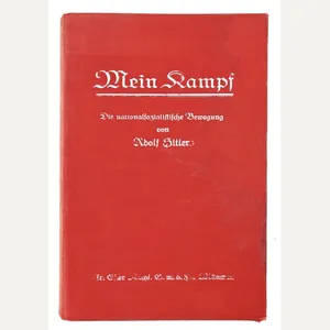 German Adolf Hitler 1927 Edition of 'Mein Kampf'