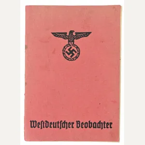 German Westdeutsche Beobachter Payment Booklet