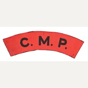 British WW2 Corps Military Police Shoulder Title