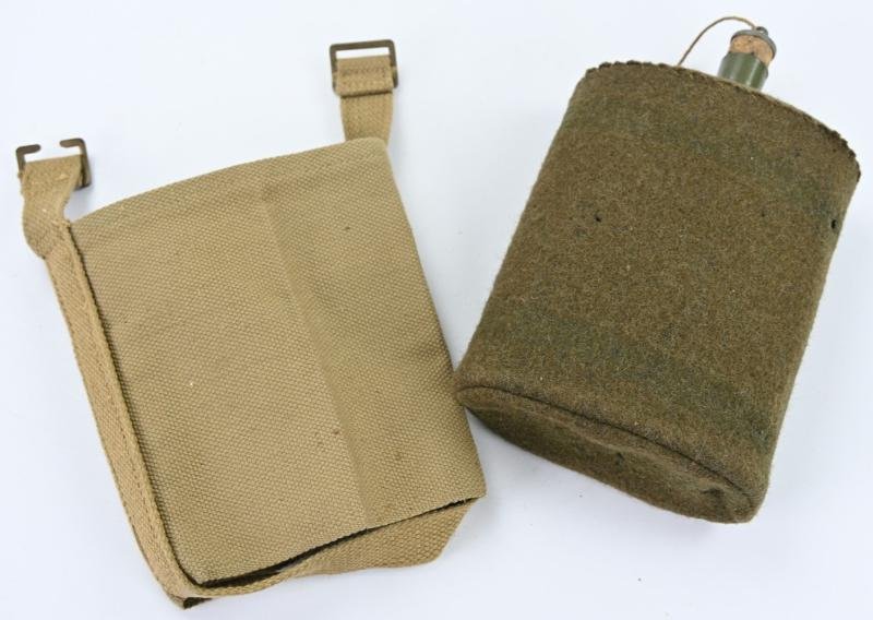 British WW2 Water Canteen with Cover 1942 — image 5