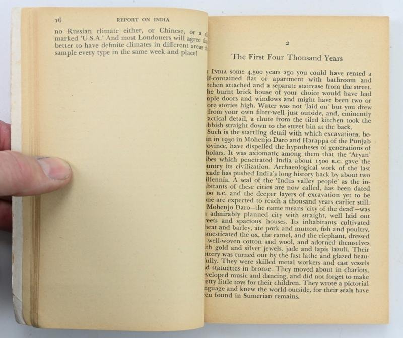 US WW2 Army Report on India Booklet — image 3