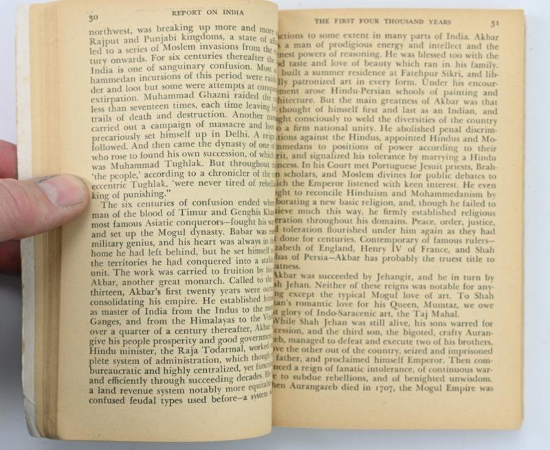 US WW2 Army Report on India Booklet — image 4