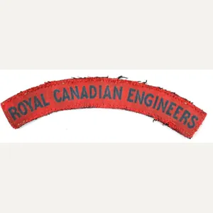 Canadian WW2 Royal Canadian Engineers Shoulder Title