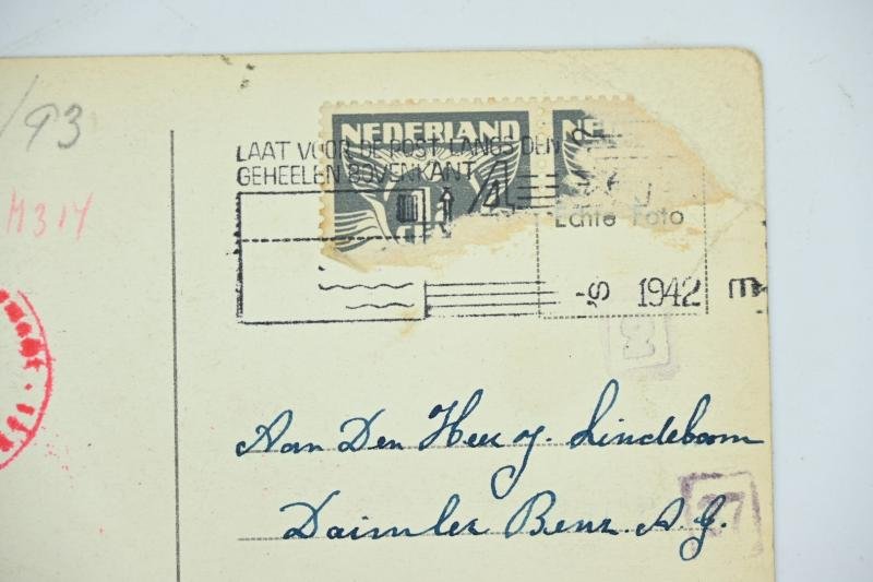 Dutch Postcard to A Dutch Daimler Benz Labor Worker — image 5