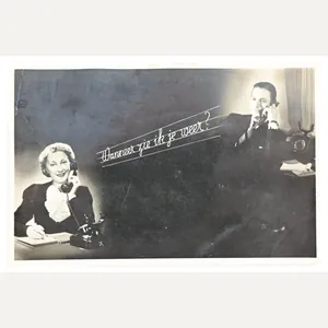 Dutch Postcard to A Dutch Daimler Benz Labor Worker