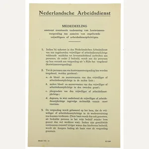 Dutch NAD Payment Information Form