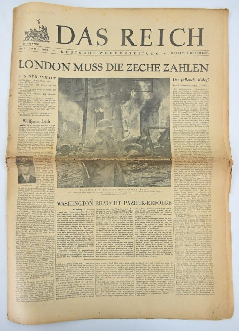 German Newspaper 'Das Reich' December 1943 — image 2