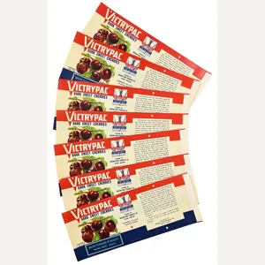 US WW2 Tin Can Victory Food Label