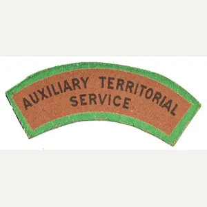 British WW2 ATS Shoulder Title