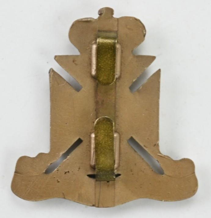 British WW2 Wiltshire Regiment Economy Cap Badge — image 2