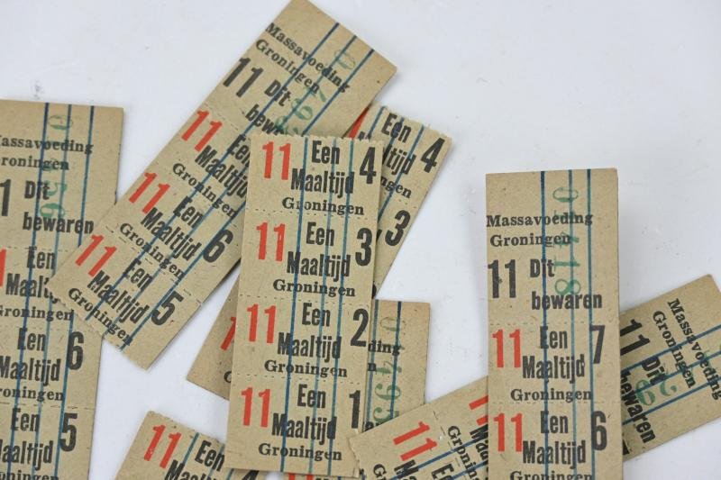 Dutch WW2 Period Food Coupons Groningen — image 3