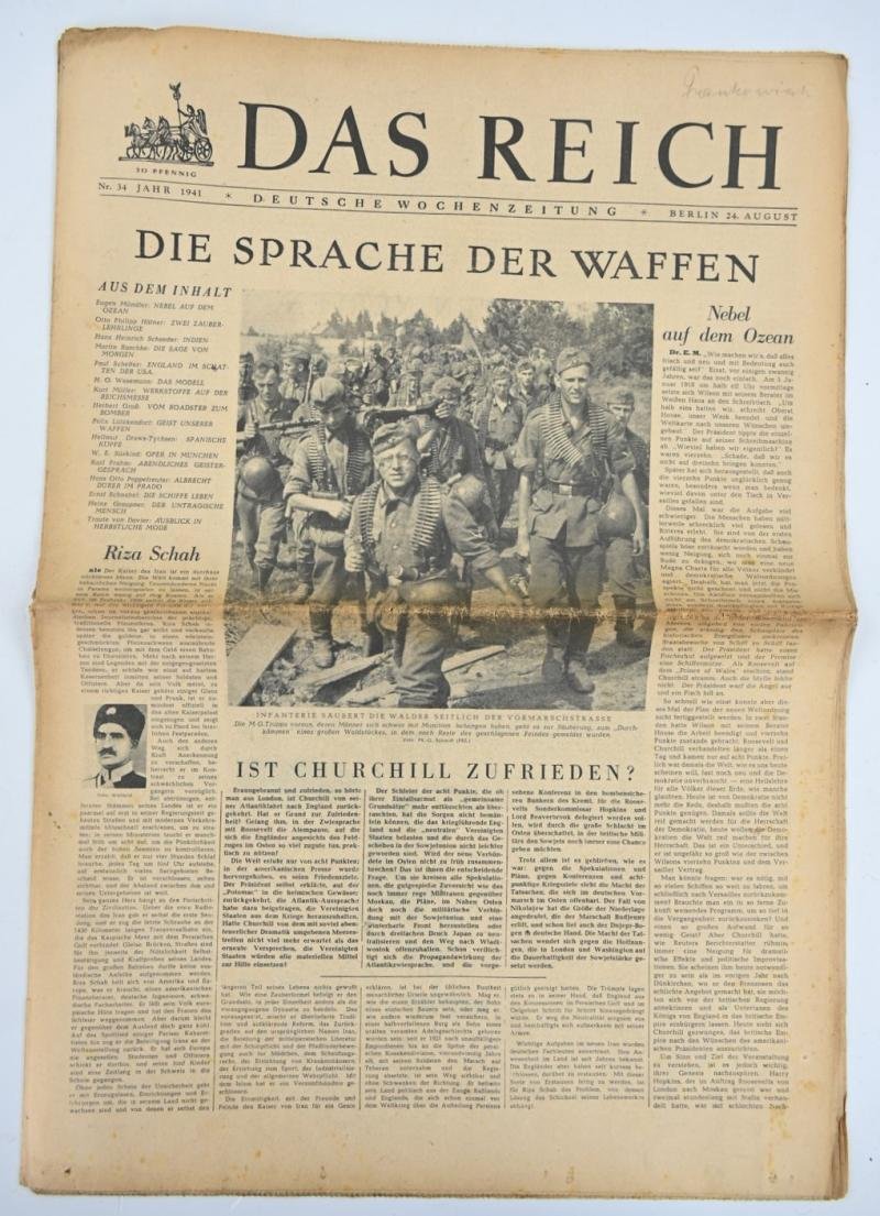 German Newspaper 'Das Reich' August 1941 — image 3