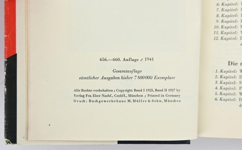 German Adolf Hitler Mein Kampf Book 1941 — image 4