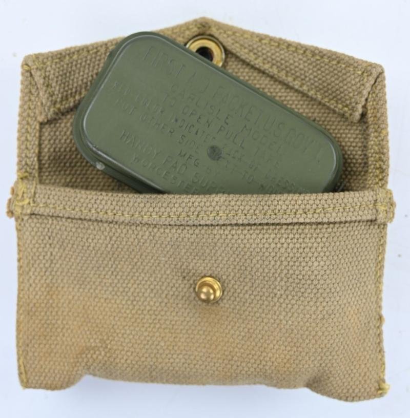 US WW2 M-1942 BM First Aid Pouch with First Aid Kit — image 5