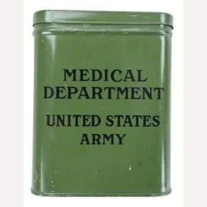 US WW2 Medical Tin Can