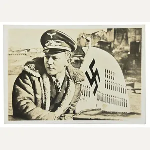 German LW Postcard 'Major Oesau'