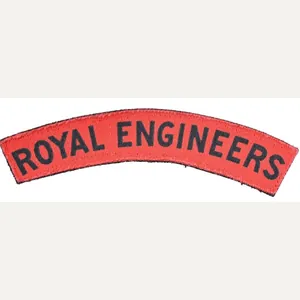 British WW2 Royal Engineers Shoulder Title