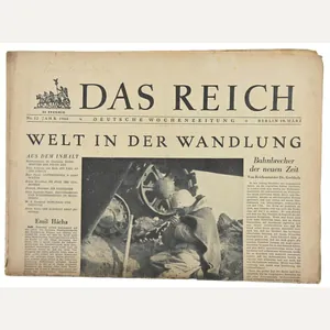 German Newspaper 'Das Reich' March 1944