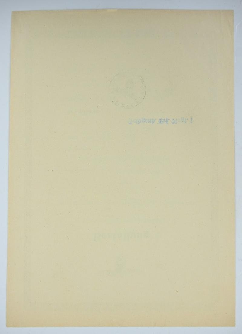 German WH Feldgendarmerie Rank Promotion Certificate — image 6