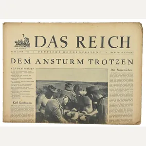 German Newspaper 'Das Reich' August 1943