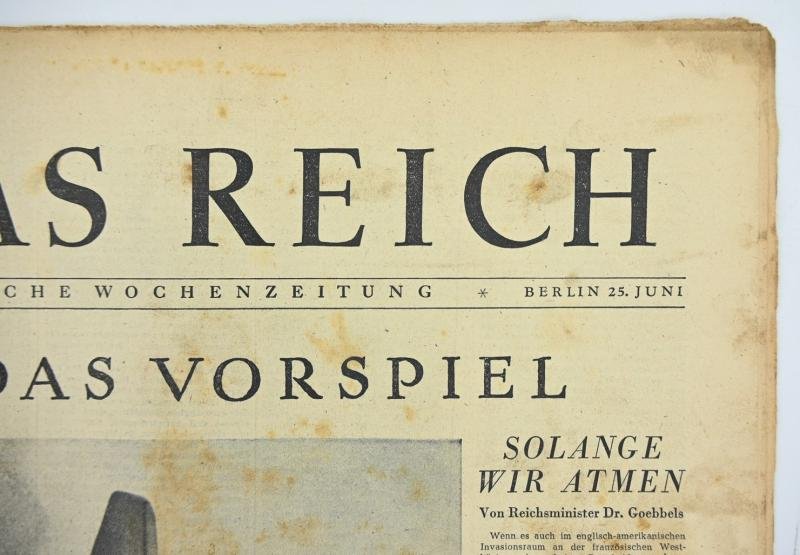 German Newspaper 'Das Reich' June 1944 — image 2