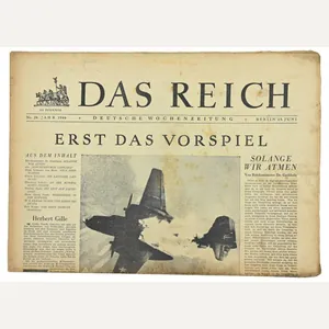 German Newspaper 'Das Reich' June 1944