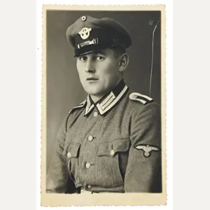 German SS Police Portrait Picture
