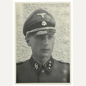 German Waffen-SS Officer Portrait Picture