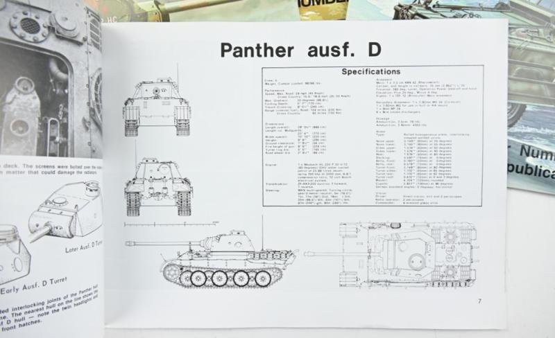 German & Allied Armor Booklets — image 4