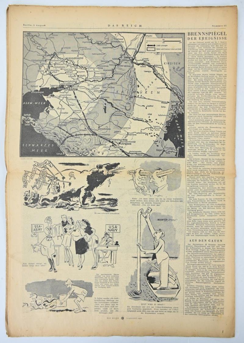 German Newspaper 'Das Reich' August 1942 — image 7