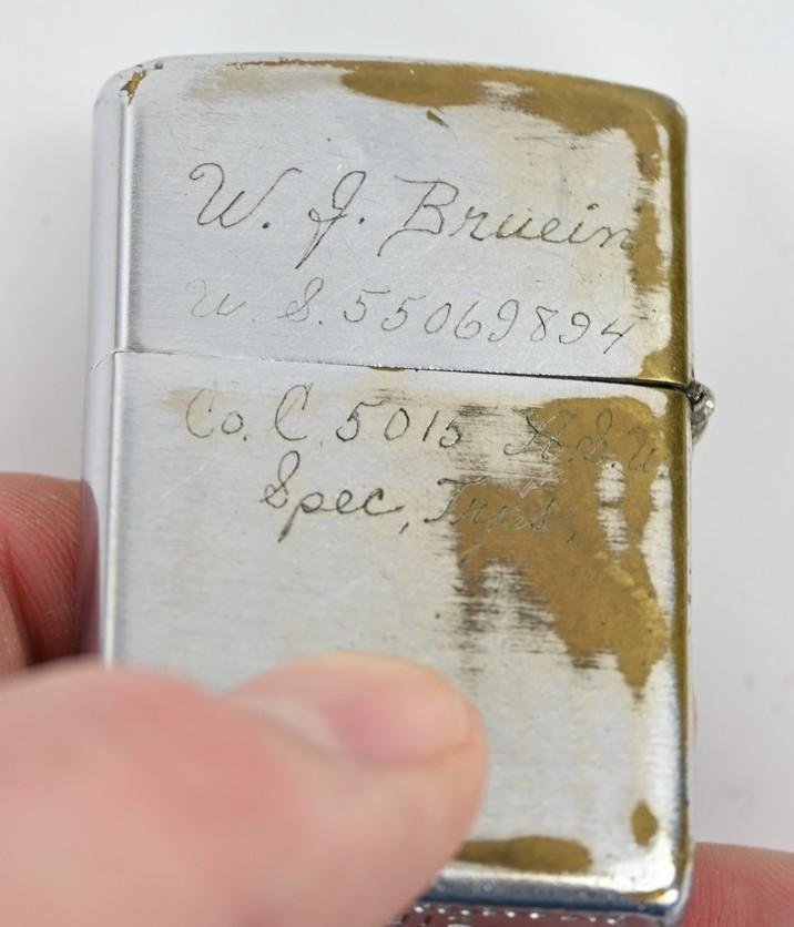 US Vietnam Period Named PMGS Zippo Cigaret Lighter — image 5