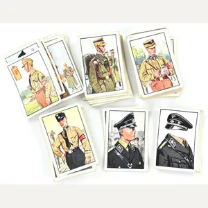 German Third Reich Cigaret Album 'Deutsche Uniformen' Picture Set