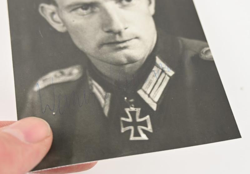 Signature of Wehrmacht Heer KC Recipient 'Werner Kamischke' — image 3