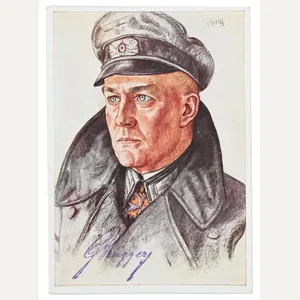 German Willrich Postcard 'Regimentskommandeur'