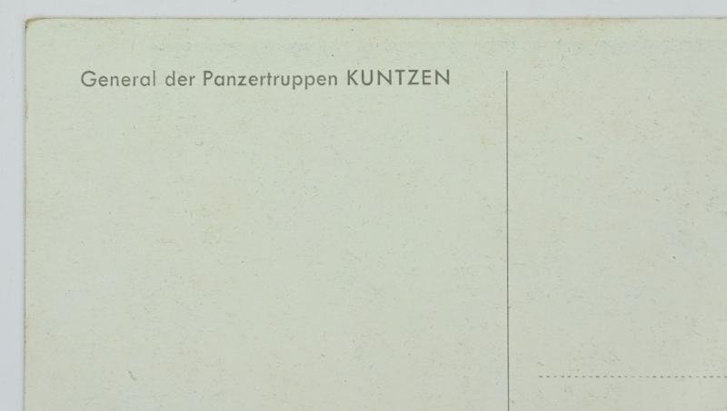German WH Postcard 'Adolf-Friedrich Kuntzen' — image 4