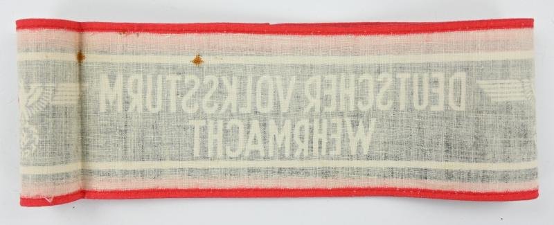 German Volksturm Sleeve Armband 'Ortsgruppe' — image 3