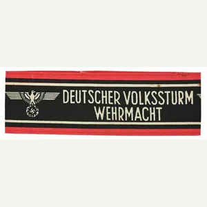 German Volksturm Sleeve Armband 'Ortsgruppe'