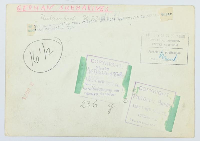 Allied Press Photo U-Boat U-32 — image 5