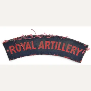 British WW2 Royal Artillery Shoulder Title