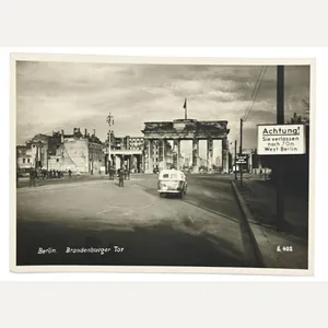 German Postcard Brandenburger Tor (1946/47)