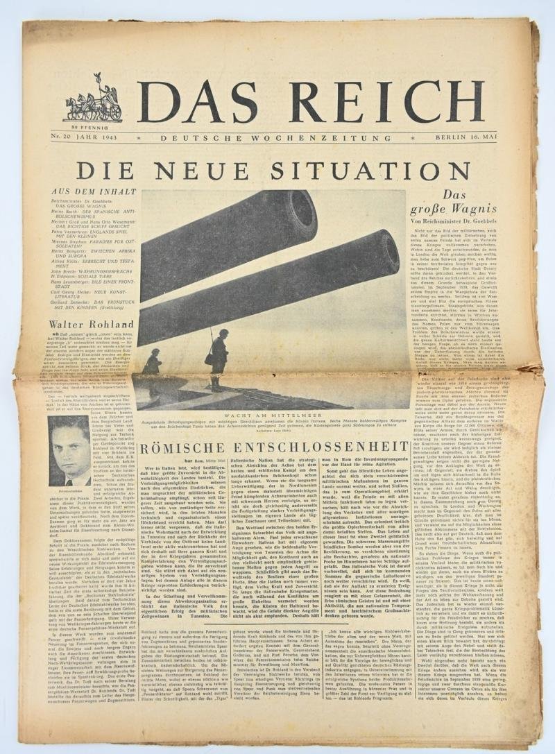 German Newspaper 'Das Reich' May 1943 — image 3