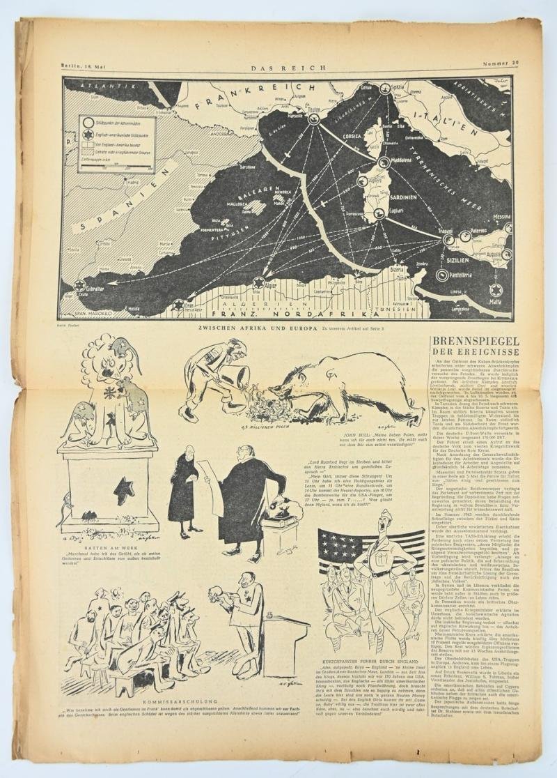 German Newspaper 'Das Reich' May 1943 — image 8