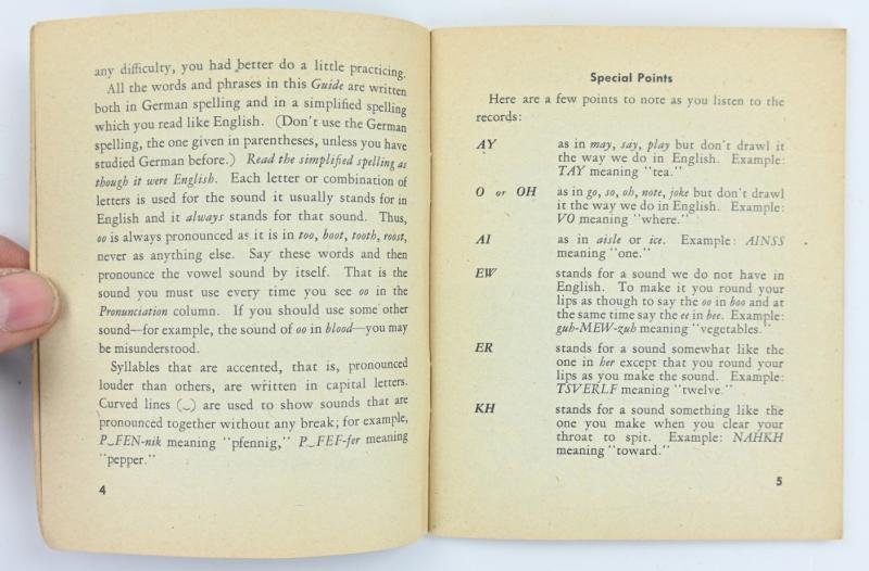 US WW2 German Language Guide — image 3