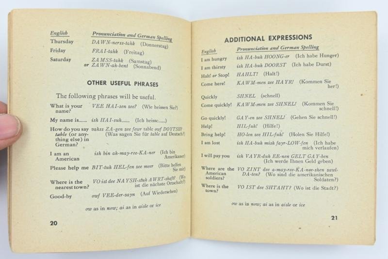 US WW2 German Language Guide — image 5