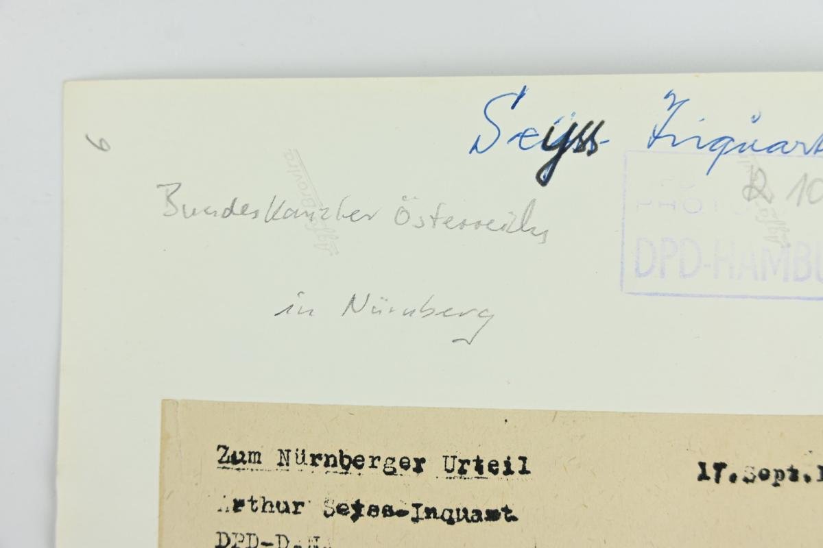Allied Nuremberg War Trails Picture 'Arthur Seyss-Inquart' — image 4