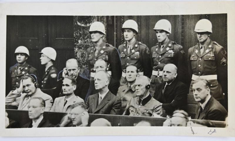 Allied Nuremberg War Trails Press Photo 'Nazi Leaders' — image 2